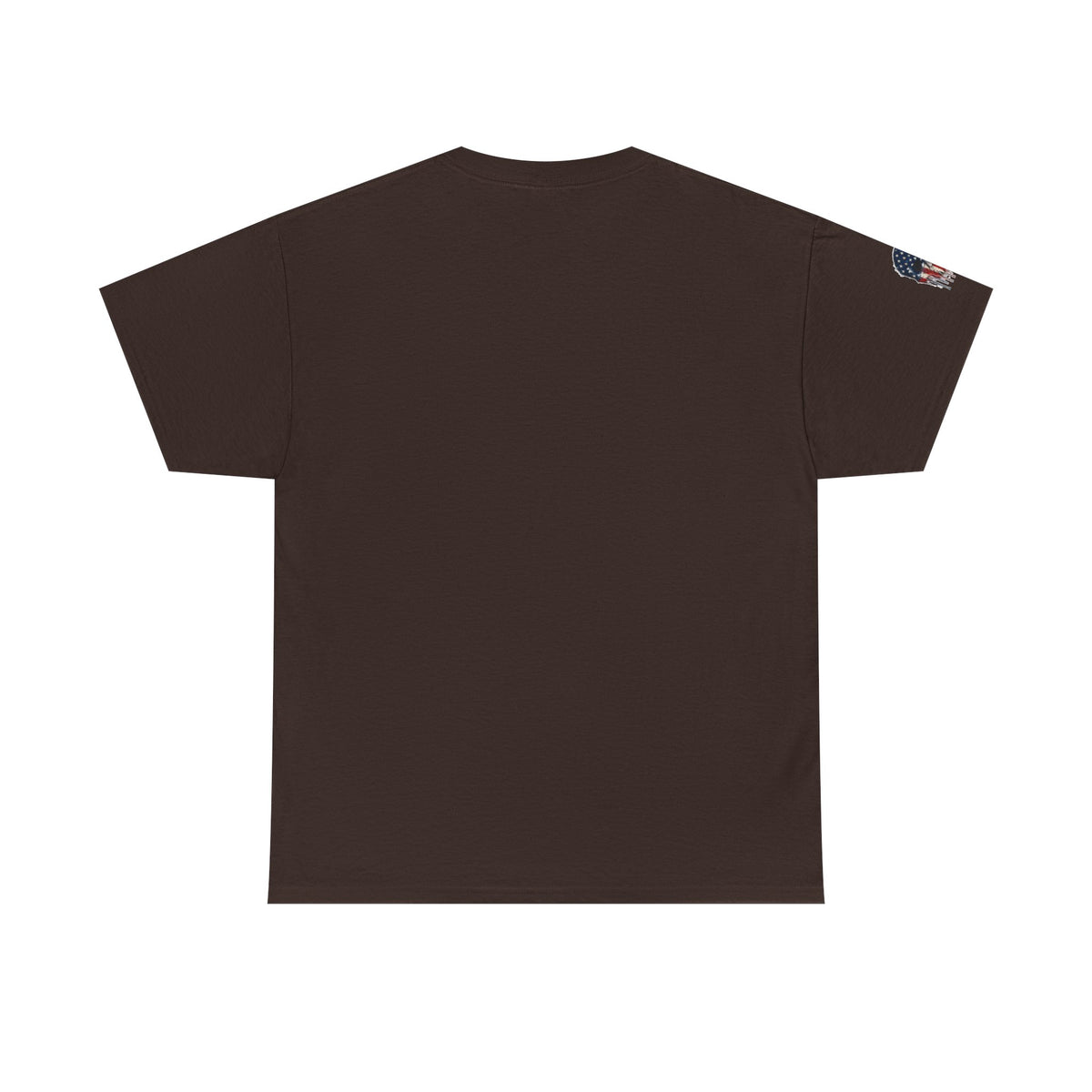 Patriotic Cowboy Skull T-Shirt — "Warrior Coffee" Graphic Tee