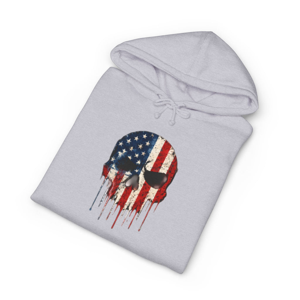 American Flag Skull Hoodie – Drip USA Patriotic Pullover