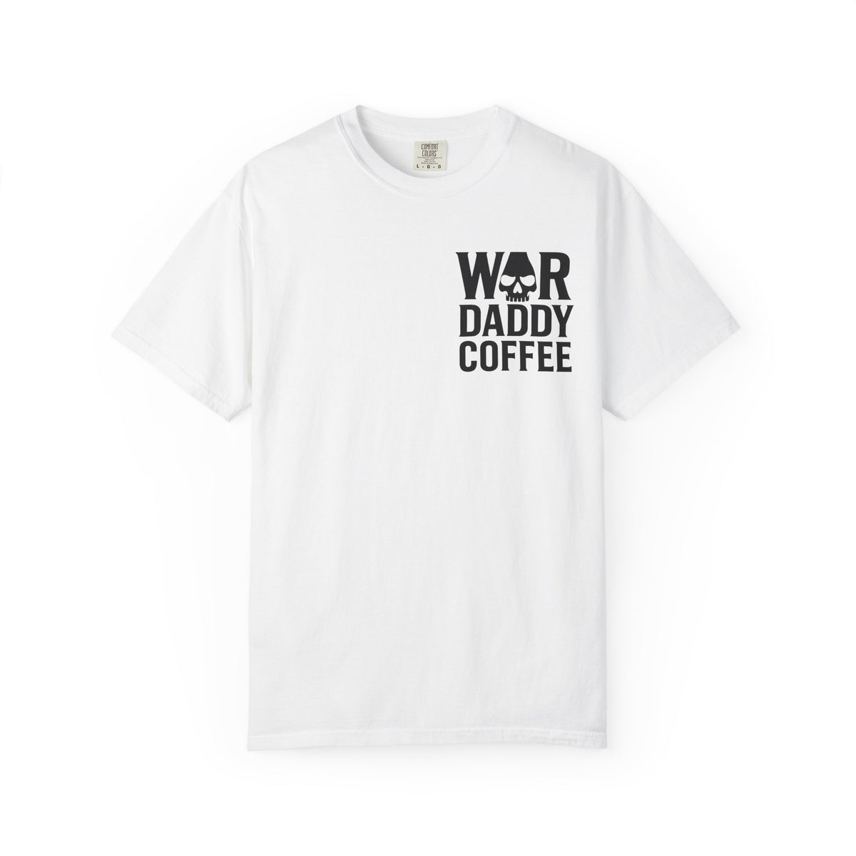 War Daddy Coffee T-Shirt — Military Skull Coffee Tee